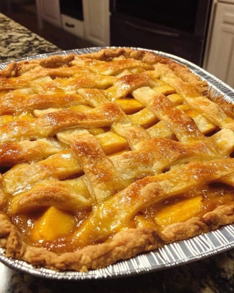 Triple Crust Peach Cobbler Recipe – yummy